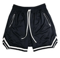 Men's Sports Basketball Shorts Mesh Quick Dry Casual Breathable Black Short