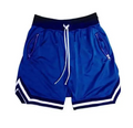 Men's Sports Basketball Shorts Mesh Quick Dry Casual Breathable Blue Short